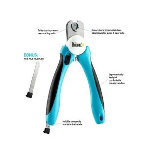 BOSHEL Dog Nail Clippers and Trimmer